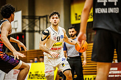 Basketball, Basketball Zweite Liga 2023/24, Grunddurchgang 3.Runde, Mattersburg Rocks, Vienna United, Julian Alper (10)