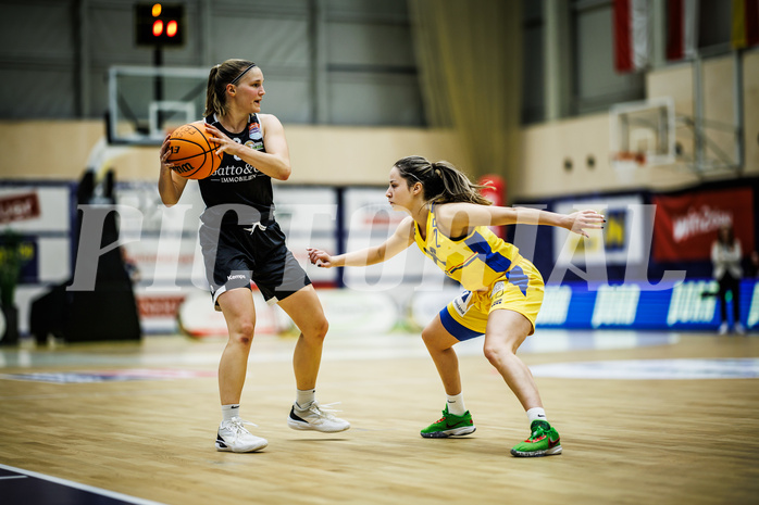 Basketball, Win2Day Basketball Damen Superliga 2023/24, Grunddurchgang 2.Runde, SKN St.Pölten, Basket Flames, Julia Derkits (8)
