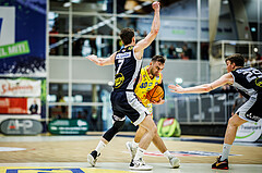 Basketball, Win2Day Superliga 2023/24, Grunddurchgang 4.Runde, SKN St. Pölten, Gmunden Swans, Matej Kavas (40)
