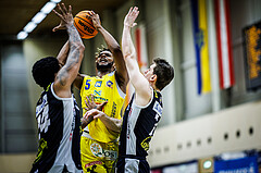 Basketball, Win2Day Superliga 2023/24, Grunddurchgang 4.Runde, SKN St. Pölten, Gmunden Swans, Michael Anthony Randolph Jr. (5)