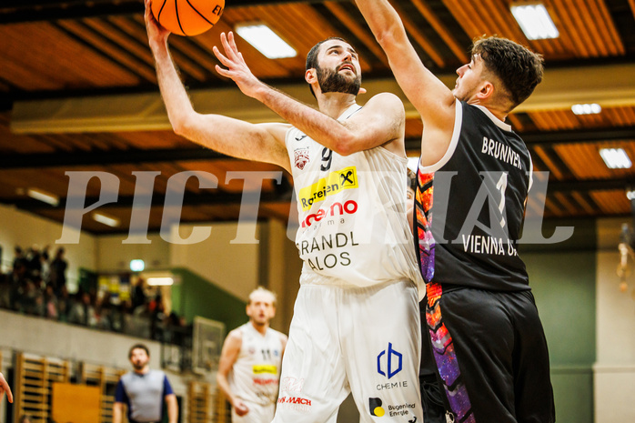 Basketball, Basketball Zweite Liga 2023/24, Grunddurchgang 3.Runde, Mattersburg Rocks, Vienna United, Tobias Winkler (9)