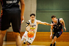 Basketball, Basketball Zweite Liga 2023/24, Grunddurchgang 3.Runde, Mattersburg Rocks, Vienna United, Julian Alper (10)