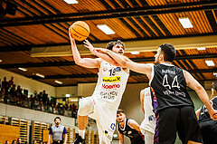 Basketball, Basketball Zweite Liga 2023/24, Grunddurchgang 3.Runde, Mattersburg Rocks, Vienna United, Paul Schuecker (19)