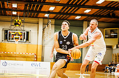 Basketball, Basketball Zweite Liga 2023/24, Grunddurchgang 3.Runde, Mattersburg Rocks, Vienna United, N. Oguamalam (23)