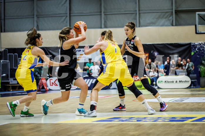 Basketball, Win2Day Basketball Damen Superliga 2023/24, Grunddurchgang 2.Runde, SKN St.Pölten, Basket Flames, Lea Camporese (9)