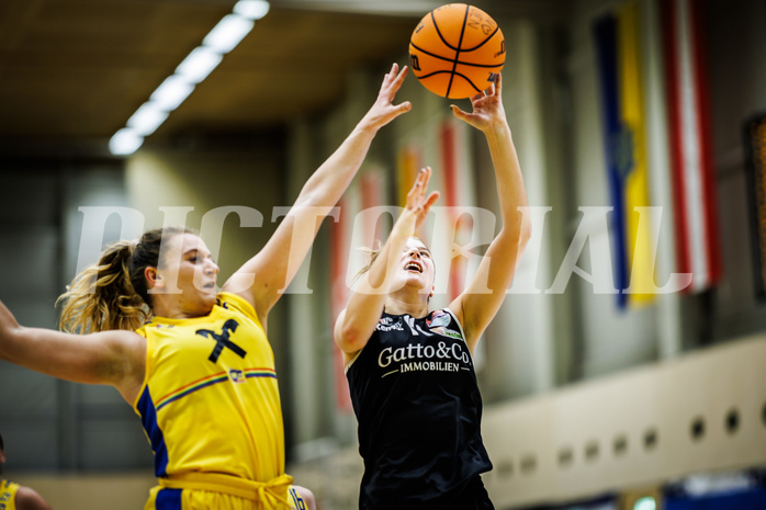 Basketball, Win2Day Basketball Damen Superliga 2023/24, Grunddurchgang 2.Runde, SKN St.Pölten, Basket Flames, Lara Brunner (14)