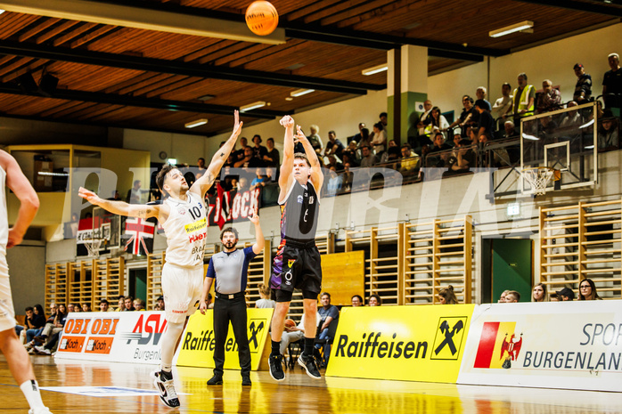 Basketball, Basketball Zweite Liga 2023/24, Grunddurchgang 3.Runde, Mattersburg Rocks, Vienna United, D. Wrumnig (6)
