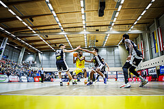 Basketball, Win2Day Superliga 2023/24, Grunddurchgang 4.Runde, SKN St. Pölten, Gmunden Swans, Michael Anthony Randolph Jr. (5)