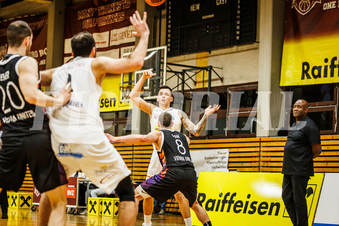 Basketball, Basketball Zweite Liga 2023/24, Grunddurchgang 3.Runde, Mattersburg Rocks, Vienna United, Petar Zivkovic (8)