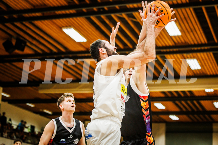 Basketball, Basketball Zweite Liga 2023/24, Grunddurchgang 3.Runde, Mattersburg Rocks, Vienna United, Tobias Winkler (9)