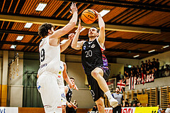 Basketball, Basketball Zweite Liga 2023/24, Grunddurchgang 3.Runde, Mattersburg Rocks, Vienna United, M. Diemer (20)