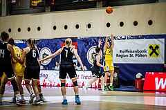 Basketball, Win2Day Basketball Damen Superliga 2023/24, Grunddurchgang 2.Runde, SKN St.Pölten, Basket Flames, Anna Kolyandrova (2)