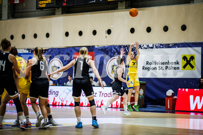 Basketball, Win2Day Basketball Damen Superliga 2023/24, Grunddurchgang 2.Runde, SKN St.Pölten, Basket Flames, Anna Kolyandrova (2)