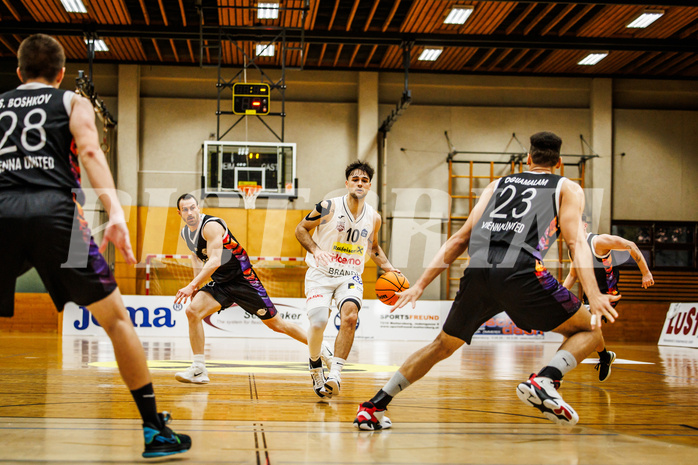 Basketball, Basketball Zweite Liga 2023/24, Grunddurchgang 3.Runde, Mattersburg Rocks, Vienna United, Julian Alper (10)