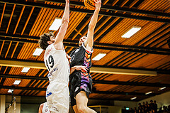 Basketball, Basketball Zweite Liga 2023/24, Grunddurchgang 3.Runde, Mattersburg Rocks, Vienna United, M. Diemer (20)