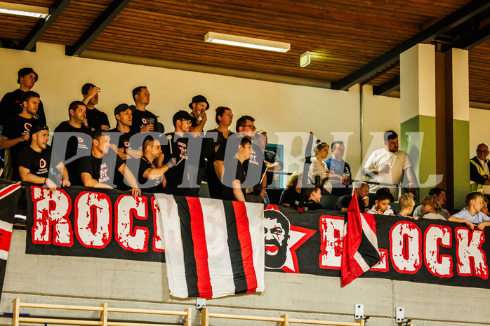 Basketball, Basketball Zweite Liga 2023/24, Grunddurchgang 3.Runde, Mattersburg Rocks, Vienna United, Rocks Block