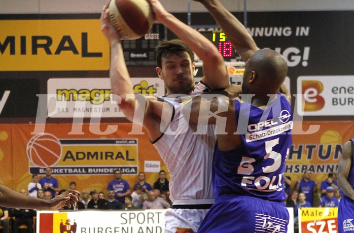 Basketball ABL 2015/16 Grunddurchgang 29.Runde  Güssing Knights vs Oberwart Gunners

