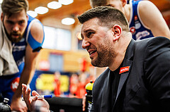 Basketball, win2day Basketball Superliga 2023/24, Halbfinale Spiel 5, Traiskirchen Lions, Oberwart Gunners, Horst Leitner (Head Coach)