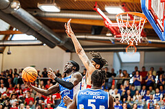 Basketball, win2day Basketball Superliga 2023/24, Halbfinale Spiel 5, Traiskirchen Lions, Oberwart Gunners, Munis Tutu (10)
