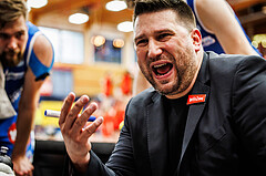 Basketball, win2day Basketball Superliga 2023/24, Halbfinale Spiel 5, Traiskirchen Lions, Oberwart Gunners, Horst Leitner (Head Coach)