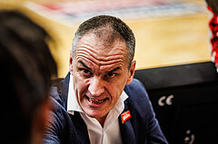 Basketball, win2day Basketball Superliga 2023/24, Halbfinale Spiel 5, Traiskirchen Lions, Oberwart Gunners, Radomir Mijanovic (Head Coach)