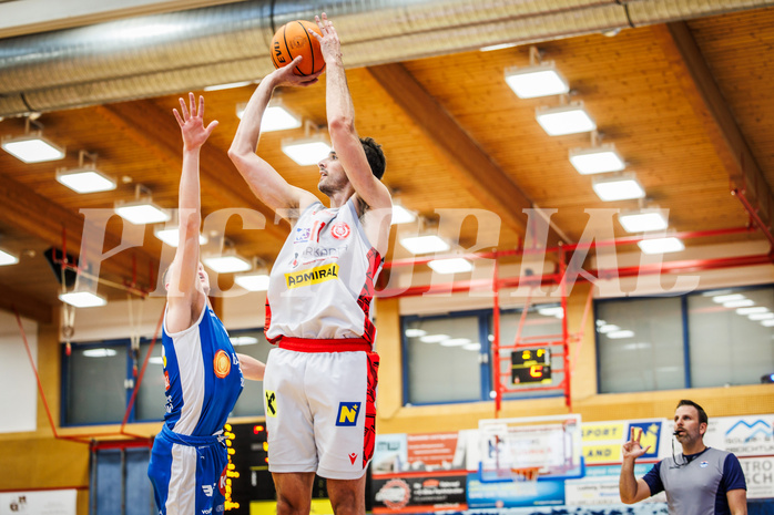 Basketball, win2day Basketball Superliga 2023/24, Halbfinale Spiel 5, Traiskirchen Lions, Oberwart Gunners, Fabricio Vay (11)