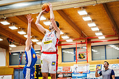 Basketball, win2day Basketball Superliga 2023/24, Halbfinale Spiel 5, Traiskirchen Lions, Oberwart Gunners, Fabricio Vay (11)