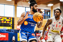 Basketball, win2day Basketball Superliga 2023/24, Halbfinale Spiel 5, Traiskirchen Lions, Oberwart Gunners, Kris Monroe (13)