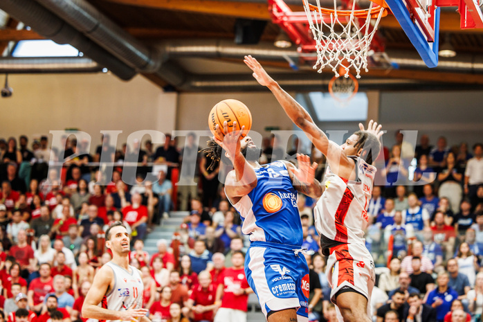 Basketball, win2day Basketball Superliga 2023/24, Halbfinale Spiel 5, Traiskirchen Lions, Oberwart Gunners, Kris Monroe (13)
