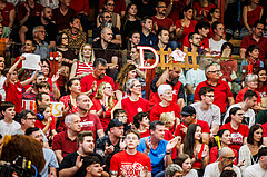 Basketball, win2day Basketball Superliga 2023/24, Halbfinale Spiel 5, Traiskirchen Lions, Oberwart Gunners, #lions fans