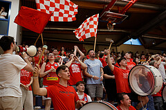Basketball, win2day Basketball Superliga 2023/24, Halbfinale Spiel 5, Traiskirchen Lions, Oberwart Gunners, #lions fans