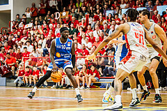 Basketball, win2day Basketball Superliga 2023/24, Halbfinale Spiel 5, Traiskirchen Lions, Oberwart Gunners, Munis Tutu (10)