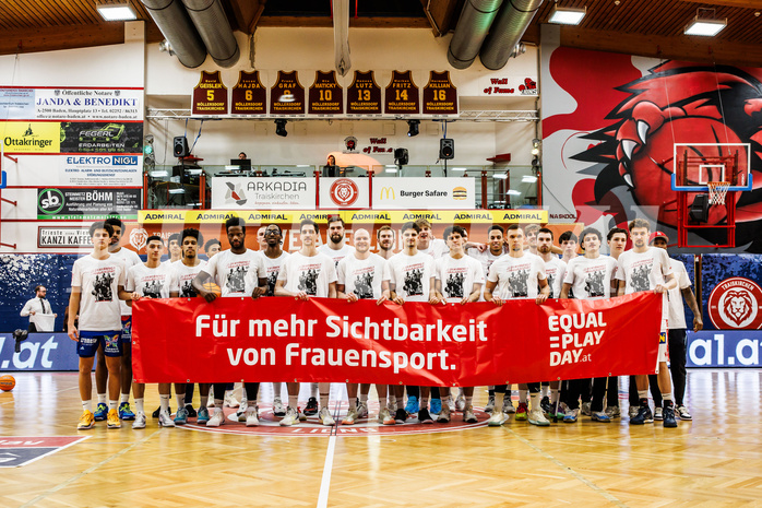 Basketball, Win2Day Superliga 2024/25, 2. Platzierungsrunde, Traiskirchen Lions, Oberwart Gunners, Equal Play Day