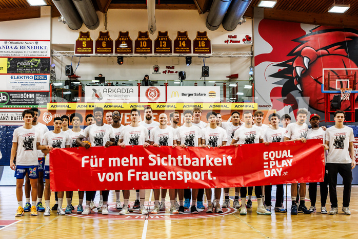 Basketball, Win2Day Superliga 2024/25, 2. Platzierungsrunde, Traiskirchen Lions, Oberwart Gunners, Equal Play Day