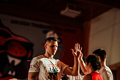 Basketball, Win2Day Superliga 2024/25, 2. Platzierungsrunde, Traiskirchen Lions, Oberwart Gunners, Denis Krestinin (55)