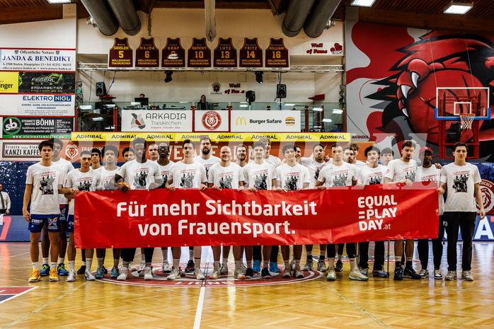 Basketball, Win2Day Superliga 2024/25, 2. Platzierungsrunde, Traiskirchen Lions, Oberwart Gunners, Equal Play Day