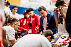 Basketball, Win2Day Superliga 2024/25, 2. Platzierungsrunde, Traiskirchen Lions, Oberwart Gunners, Benedikt Danek (Head Coach)
