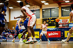 Basketball, Win2Day Superliga 2024/25, 2. Platzierungsrunde, Traiskirchen Lions, Oberwart Gunners, Obinna Anthony Ndukwe (2)