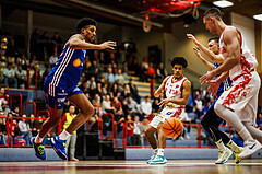 Basketball, Win2Day Superliga 2024/25, 2. Platzierungsrunde, Traiskirchen Lions, Oberwart Gunners, Obinna Anthony Ndukwe (2)