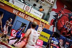 Basketball, Win2Day Superliga 2024/25, 2. Platzierungsrunde, Traiskirchen Lions, Oberwart Gunners, Aleksej Kostic (6)