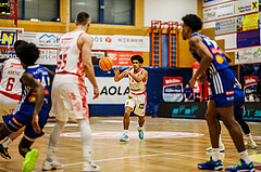 Basketball, Win2Day Superliga 2024/25, 2. Platzierungsrunde, Traiskirchen Lions, Oberwart Gunners, Obinna Anthony Ndukwe (2)