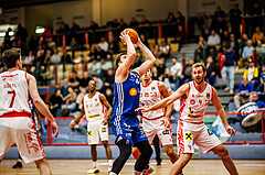 Basketball, Win2Day Superliga 2024/25, 2. Platzierungsrunde, Traiskirchen Lions, Oberwart Gunners, Daniel Köppel (14)