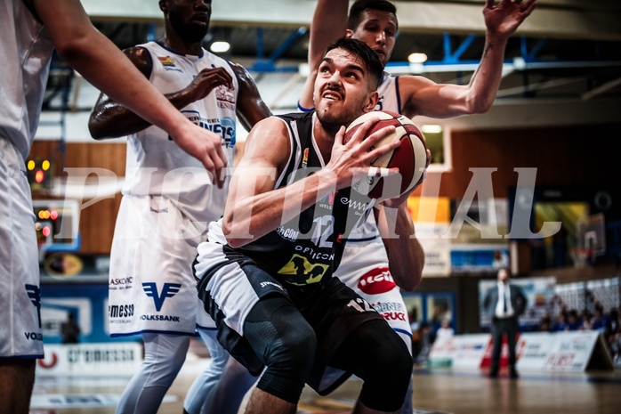 Basketball, ABL 2018/19, Grunddurchgang 1.Runde, Oberwart Gunners, Flyers Wels, Benjamin Blazevic (12)