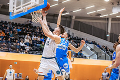Basketball, Win2Day Superliga 2022/23, Grunddurchgang 19.Runde, Vienna Timberwolves, Oberwart Gunners, Jakob Lohr (12)