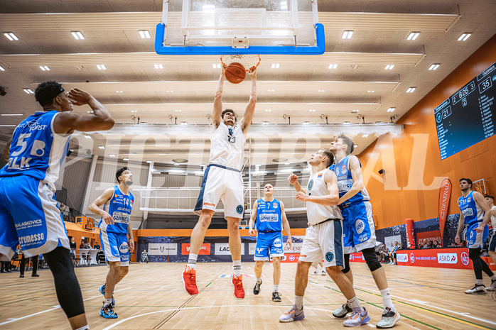 Basketball, Win2Day Superliga 2022/23, Grunddurchgang 19.Runde, Vienna Timberwolves, Oberwart Gunners, Chris Vogt (33)