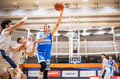 Basketball, Win2Day Superliga 2022/23, Grunddurchgang 19.Runde, Vienna Timberwolves, Oberwart Gunners, Brock Gardner (10)