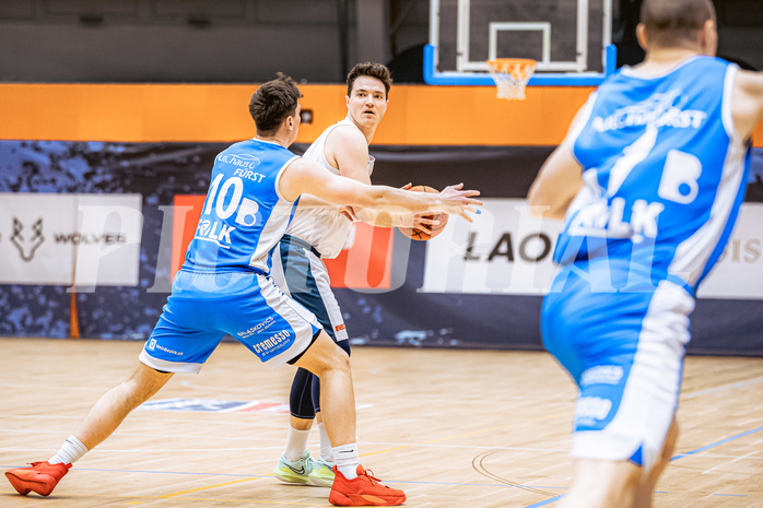 Basketball, Win2Day Superliga 2022/23, Grunddurchgang 19.Runde, Vienna Timberwolves, Oberwart Gunners, Philipp D’Angelo (9)