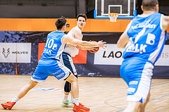 Basketball, Win2Day Superliga 2022/23, Grunddurchgang 19.Runde, Vienna Timberwolves, Oberwart Gunners, Philipp D’Angelo (9)