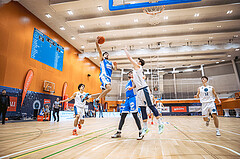 Basketball, Win2Day Superliga 2022/23, Grunddurchgang 19.Runde, Vienna Timberwolves, Oberwart Gunners, Derek Hanes (14)