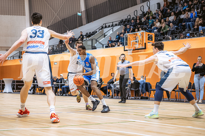 Basketball, Win2Day Superliga 2022/23, Grunddurchgang 19.Runde, Vienna Timberwolves, Oberwart Gunners, Shaquille Walters (13)